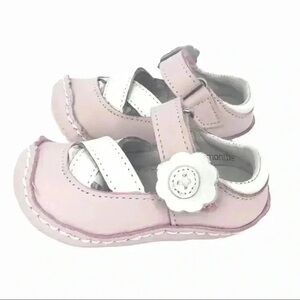 RILEYROOS CARLEY BLUSH BABY SHOES 3-6M PINK BALLET SLIP ON WALKERS NEW IN BOX